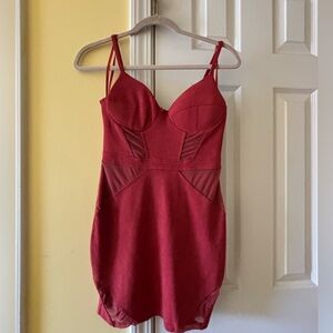 Privy Faux Suede Dress